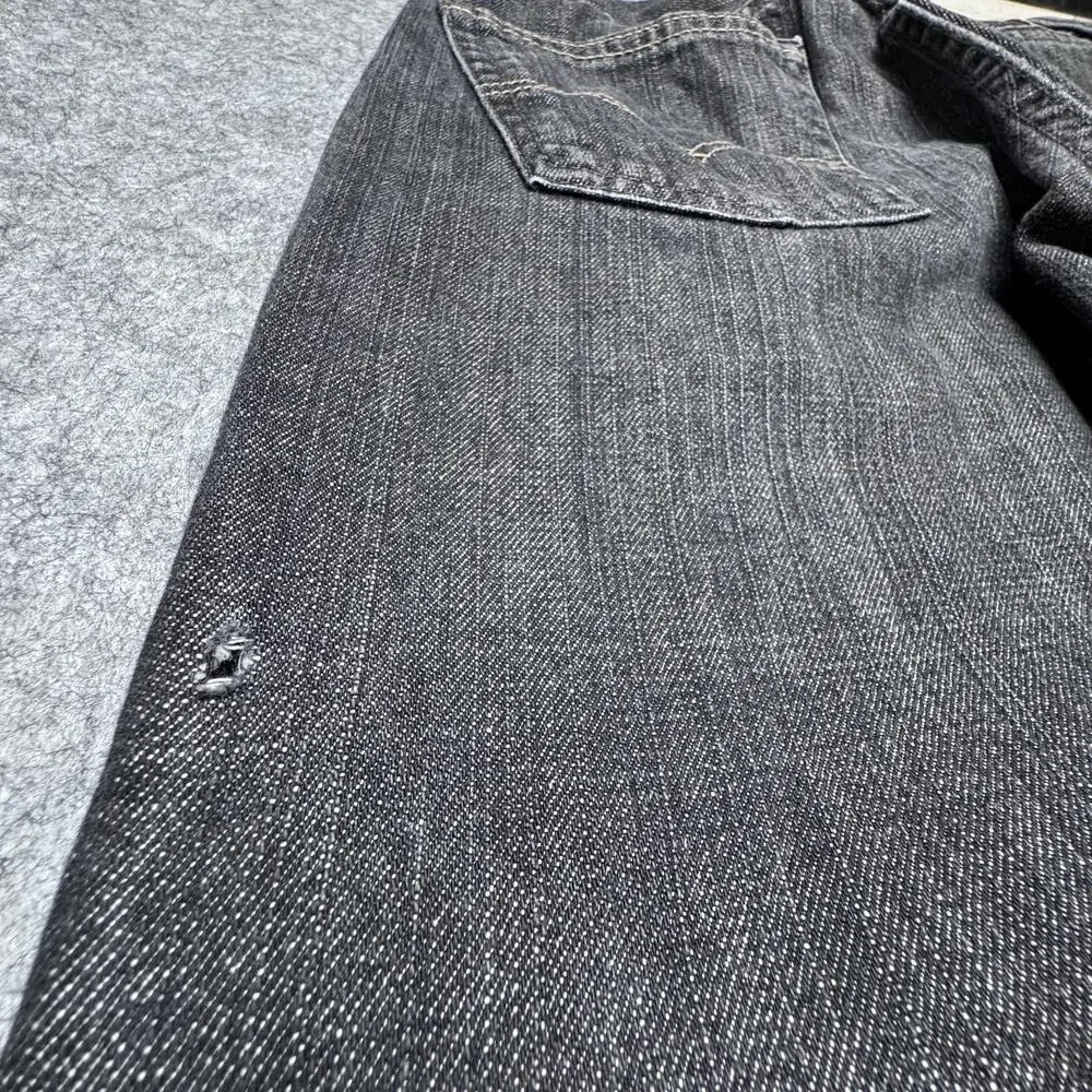 Levi's 514 Jeans Mens 31x31 Charcoal Gray Straight Leg Denim Casual Pants